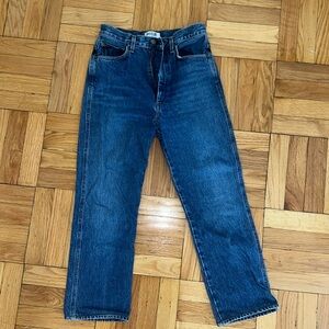 Agolde Mid-Rise Straight Leg Jean